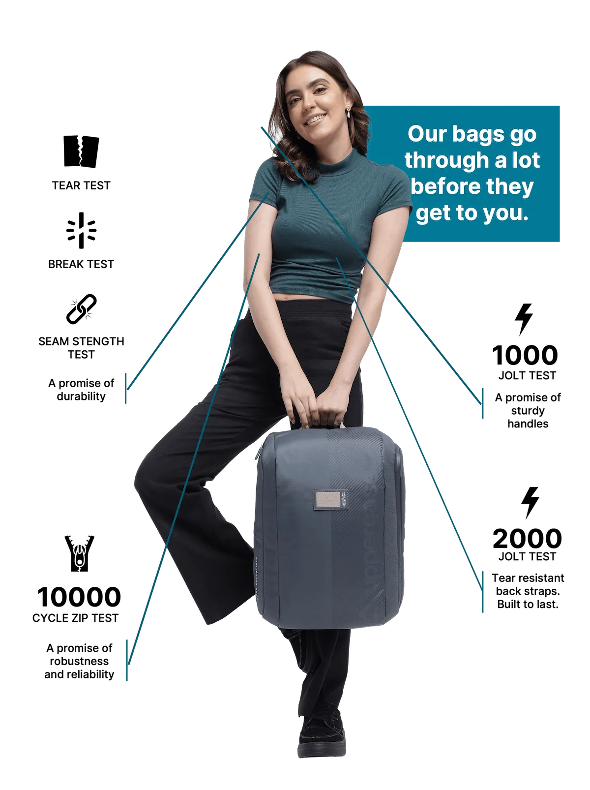 Nexus Steel Blue Backpack