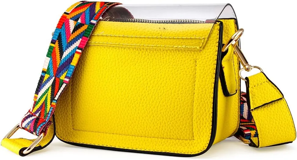 OCT17 Women Mini Transparent Plastic Crossbody Durable Summer Shoulder Bag Purse