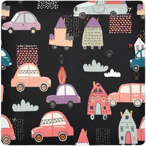 ODAWA Cute Pastel Cars 21.7"x21.7" Self-adhesive Cloth Protective Camera Lens Wrap, Easy-Storage Magic Cloths for Camera Tablet Laptop