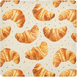 ODAWA Self Adhesive Cloth 21.7"x21.7" Beige Croissants Camera Protective Cover Wrap Protection for Camera and Lens