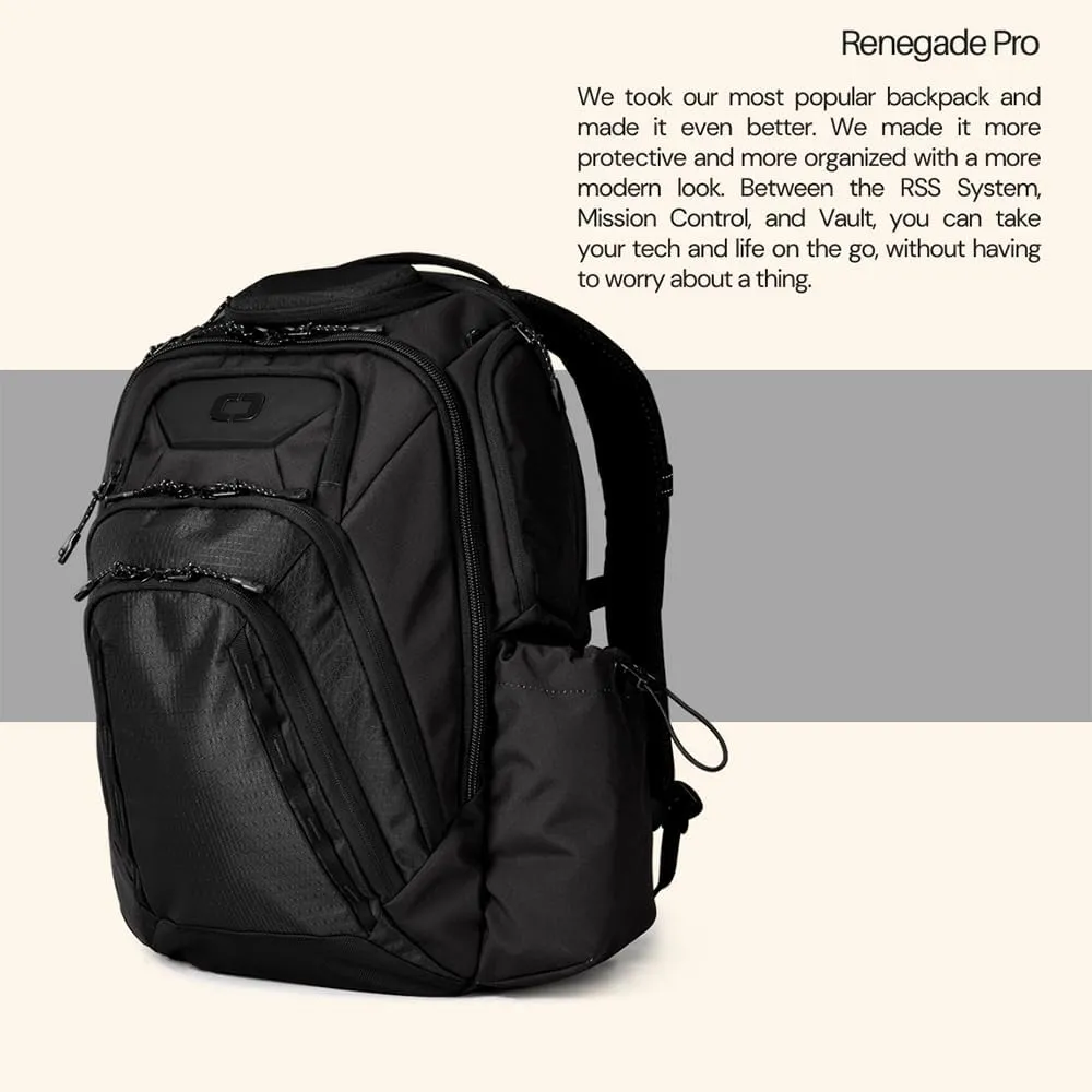 OGIO Renegade PRO Backpack (Renegade Pro, Black)