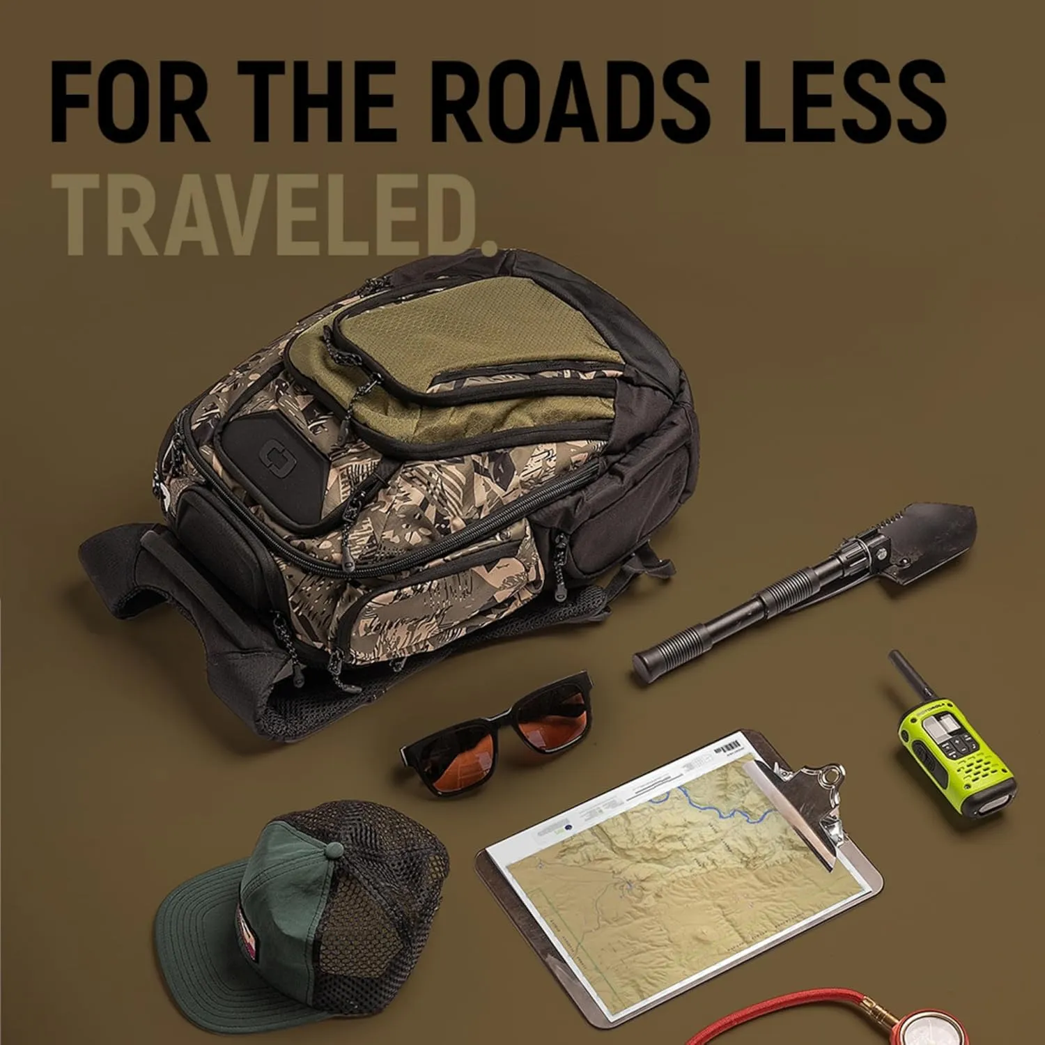 OGIO Renegade PRO Backpack (Renegade Pro, Woodcut Polka)