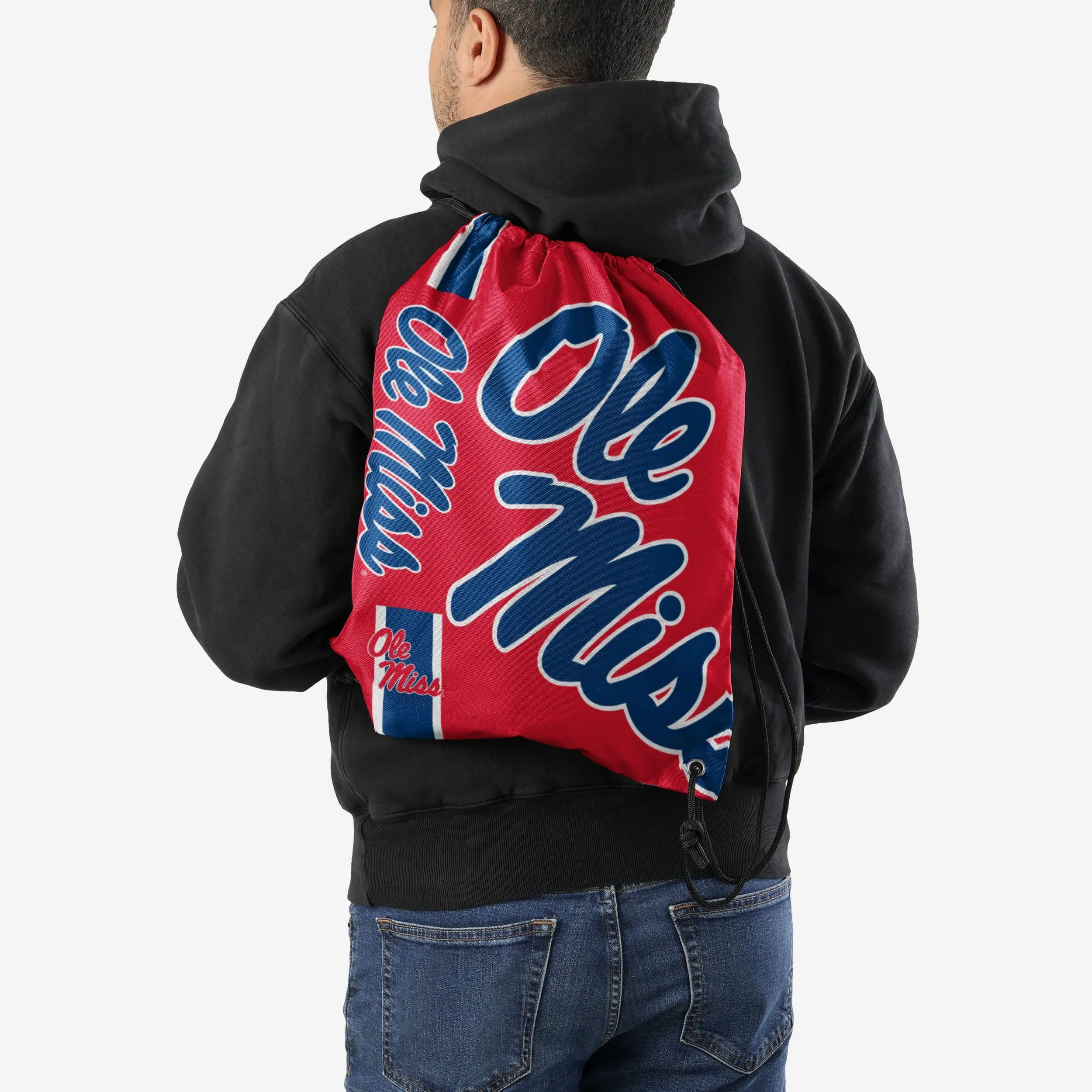 Ole Miss Rebels Big Logo Drawstring Backpack