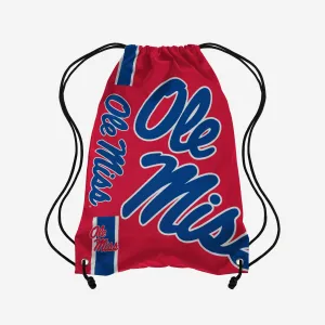 Ole Miss Rebels Big Logo Drawstring Backpack