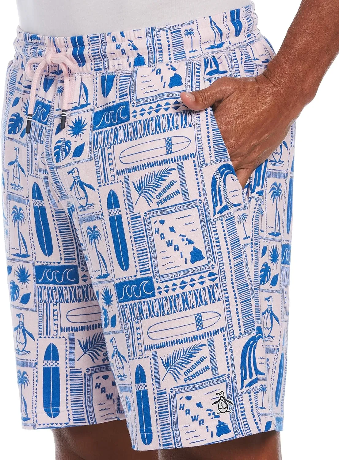 Original Penguin Men's Surf and Pete Sweat Shorts