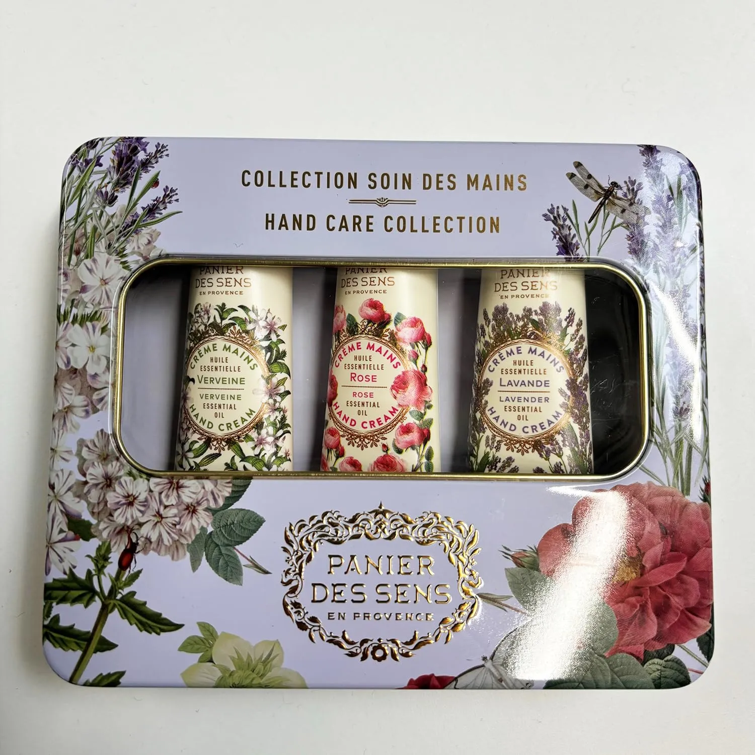 Panier des Sens - Mini Hand Cream Set - Birthday, Gifts for Women - Rose, Lavender, Verbena Natural Hand Cream - Gift Ideas Made in France - 97% Natural - Hand Lotion Travel Size 3x1 Floz