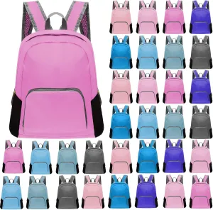 Patelai 48 Pcs 17" Backpacks Bulk for Kids Classic Colorful Bookbags for Elementary Middle High School Boys Girls (Fresh Colors)