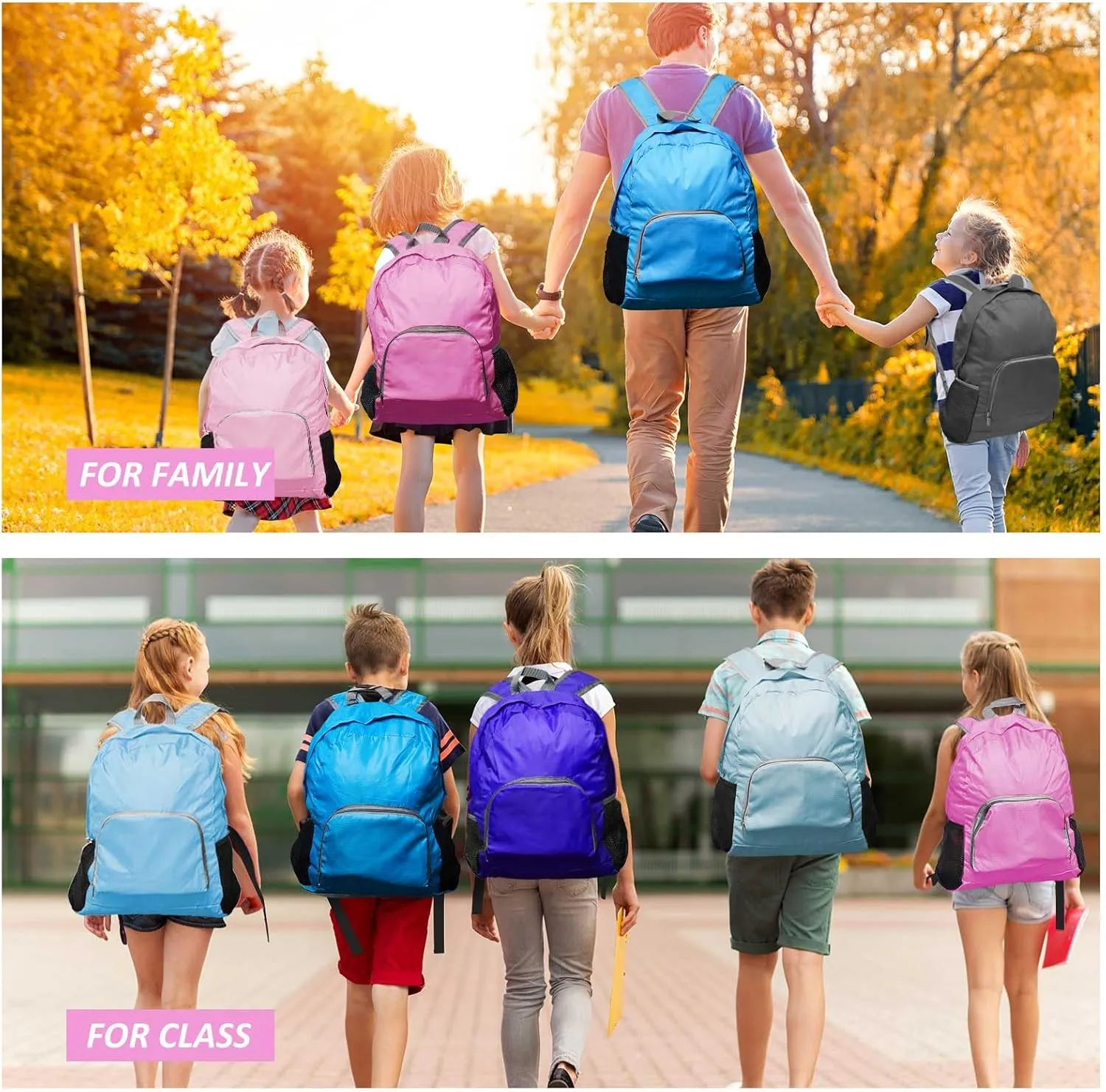 Patelai 48 Pcs 17" Backpacks Bulk for Kids Classic Colorful Bookbags for Elementary Middle High School Boys Girls (Fresh Colors)
