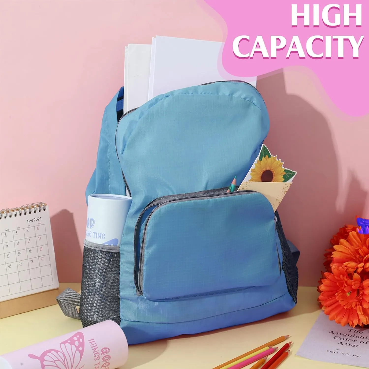 Patelai 48 Pcs 17" Backpacks Bulk for Kids Classic Colorful Bookbags for Elementary Middle High School Boys Girls (Fresh Colors)
