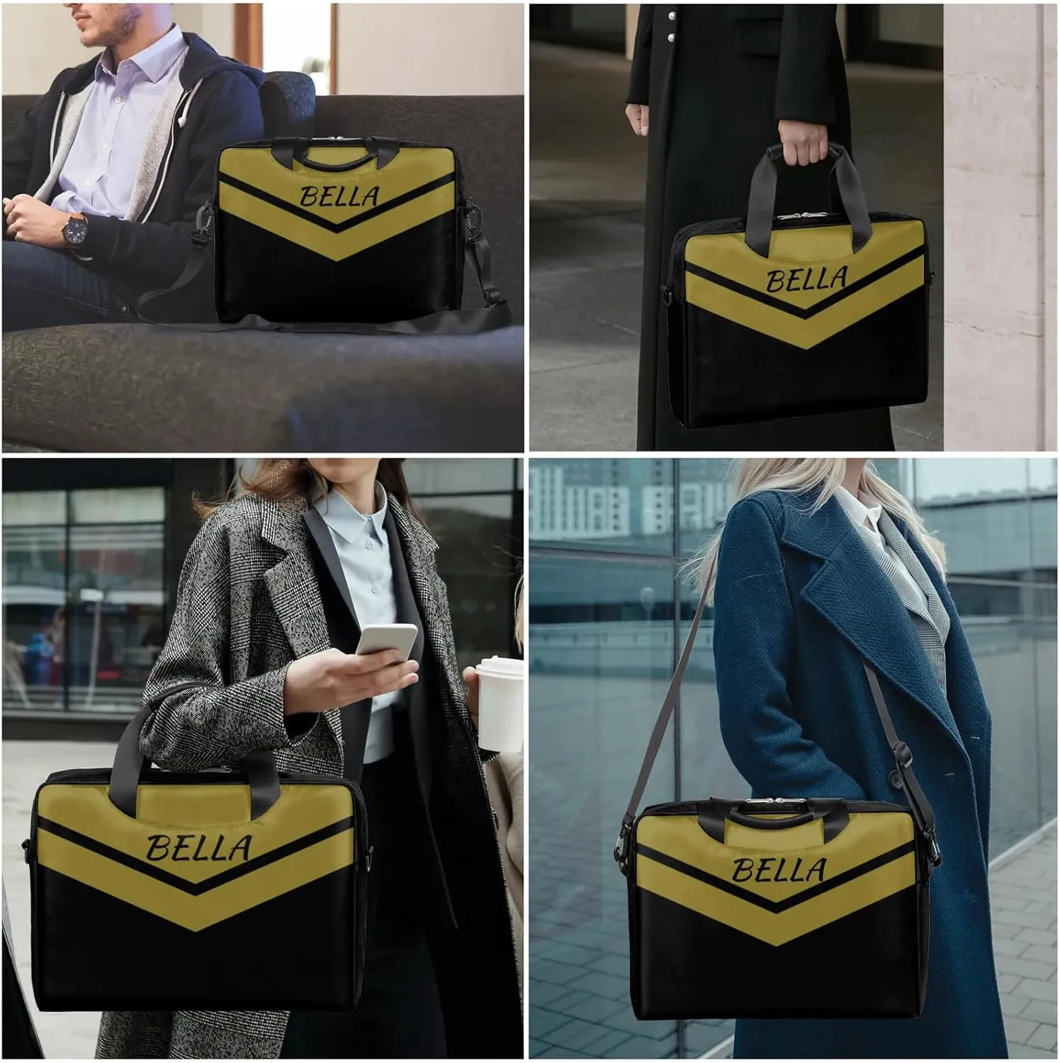 Personalized Custom Laptop Bag,Customized Computer Notebook Protective Bag Briefcase Sleeve Case