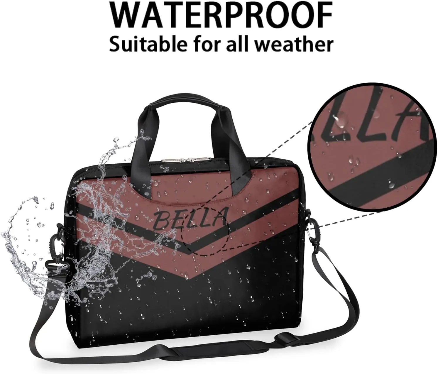Personalized Custom Laptop Bag,Customized Computer Notebook Protective Bag Briefcase Sleeve Case