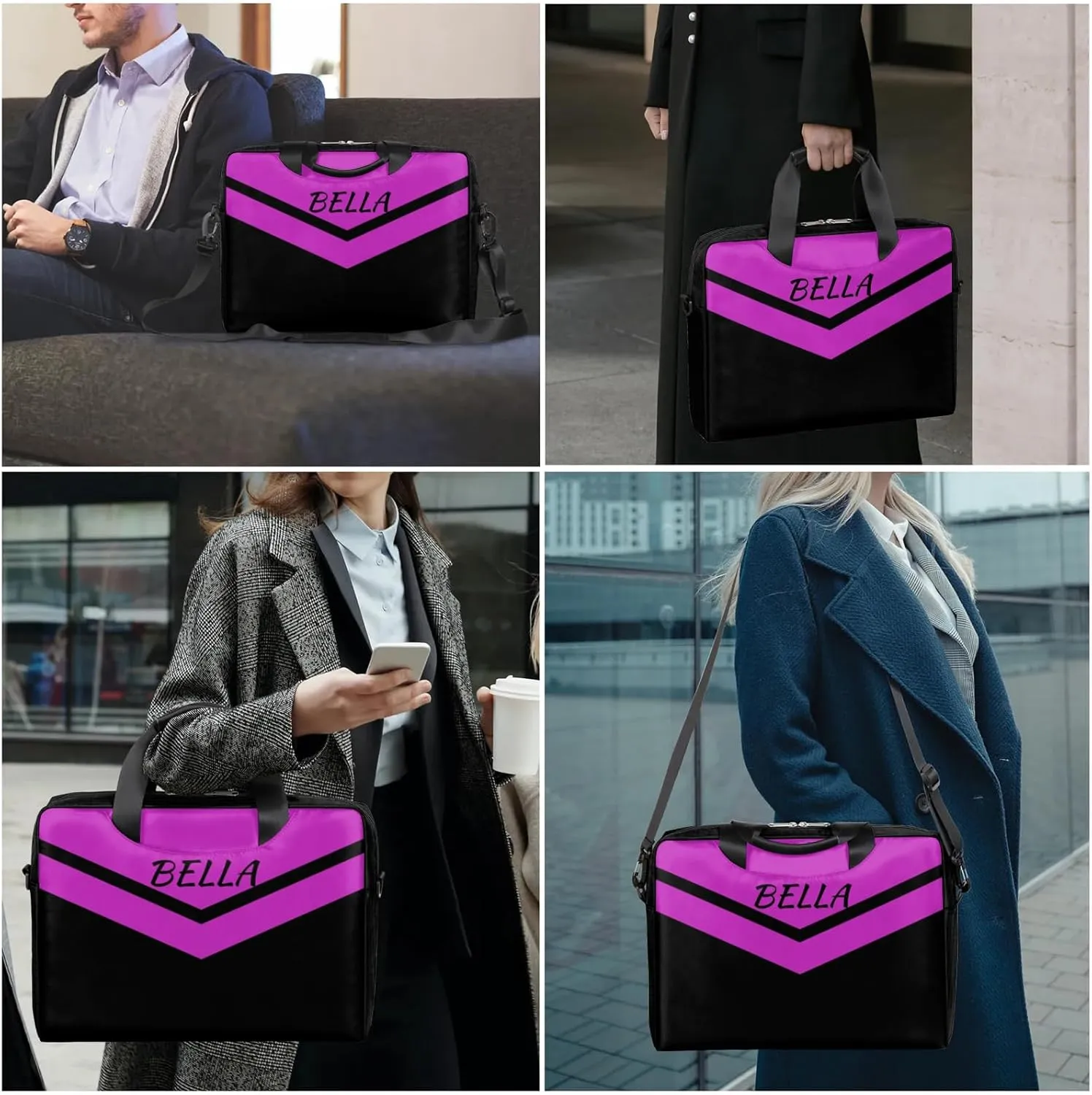 Personalized Custom Laptop Bag,Customized Computer Notebook Protective Bag Briefcase Sleeve Case