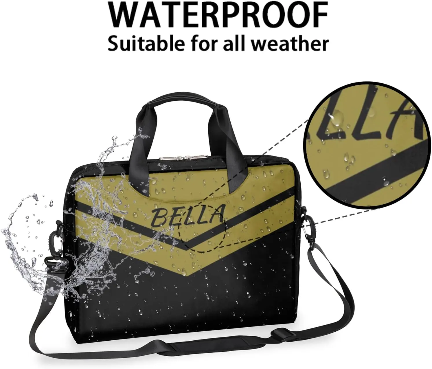 Personalized Custom Laptop Bag,Customized Computer Notebook Protective Bag Briefcase Sleeve Case