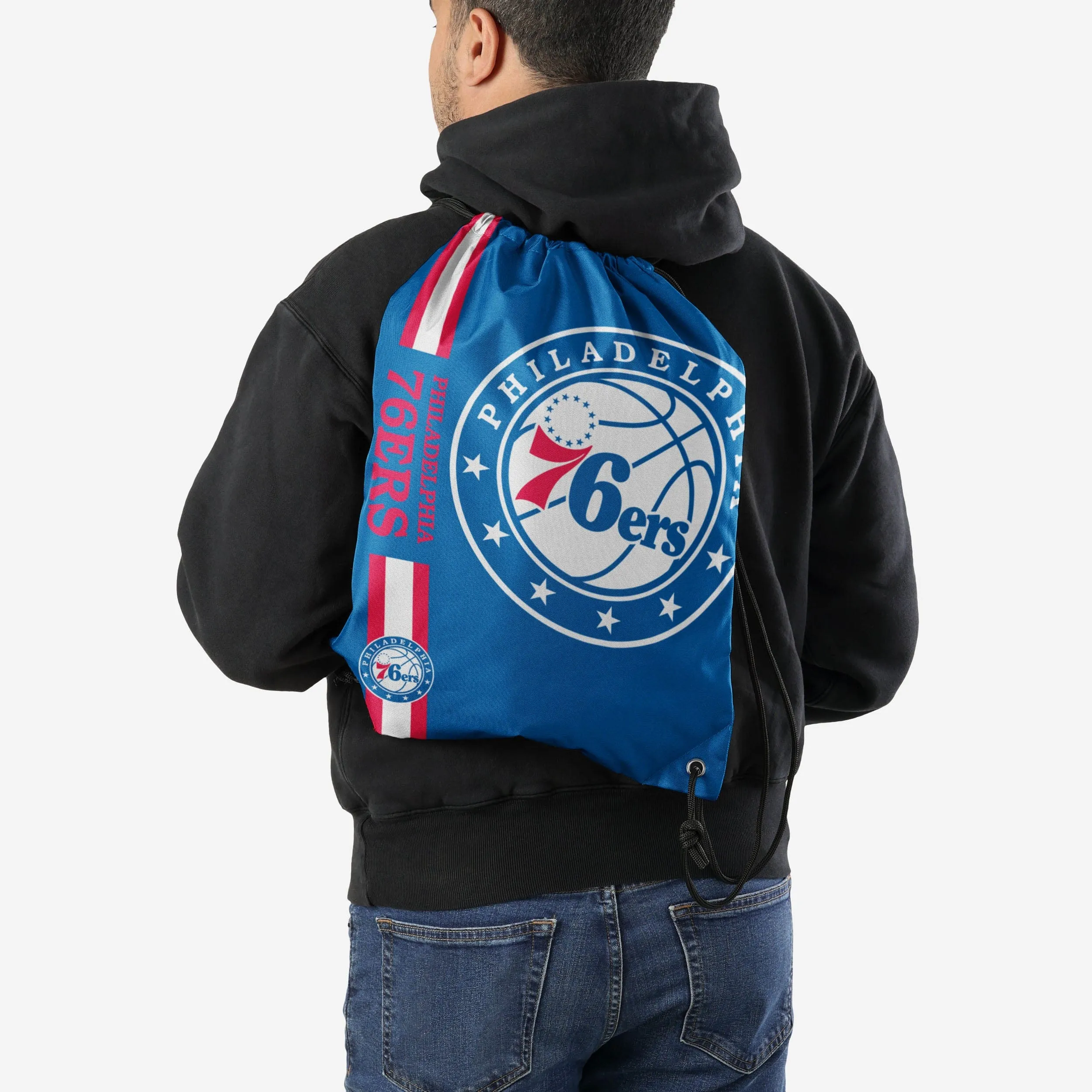 Philadelphia 76ers Big Logo Drawstring Backpack