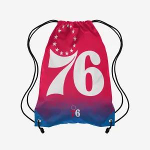 Philadelphia 76ers Gradient Drawstring Backpack