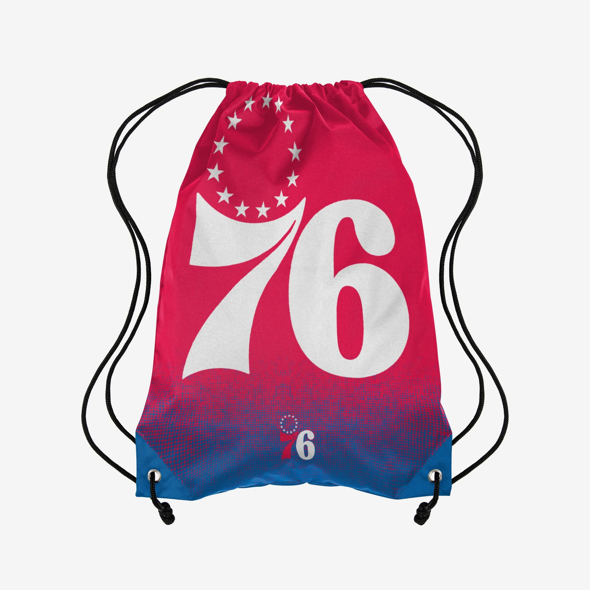 Philadelphia 76ers Gradient Drawstring Backpack
