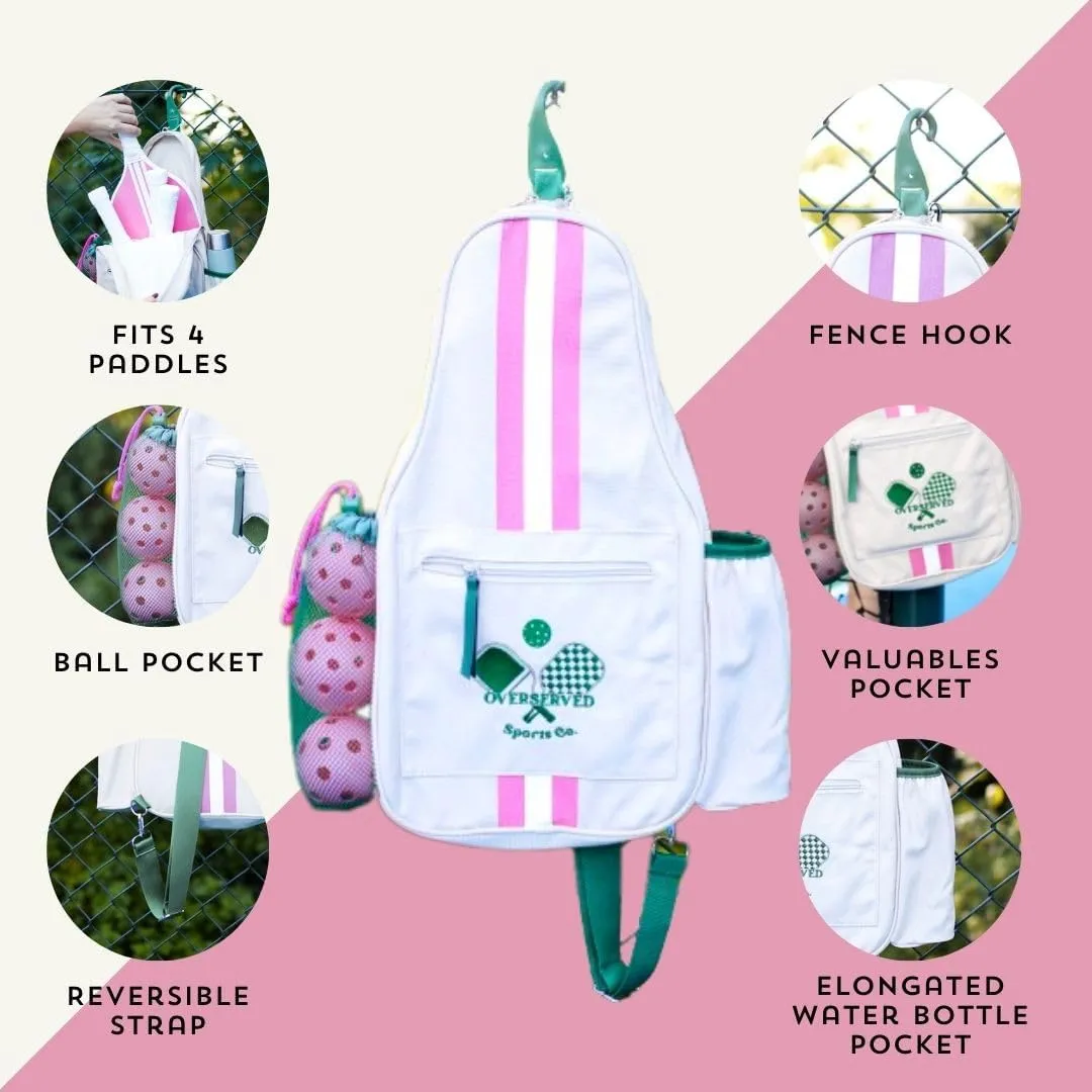 Pickleball Bag - Women's, Fits Full Set, Holds 4 Paddles