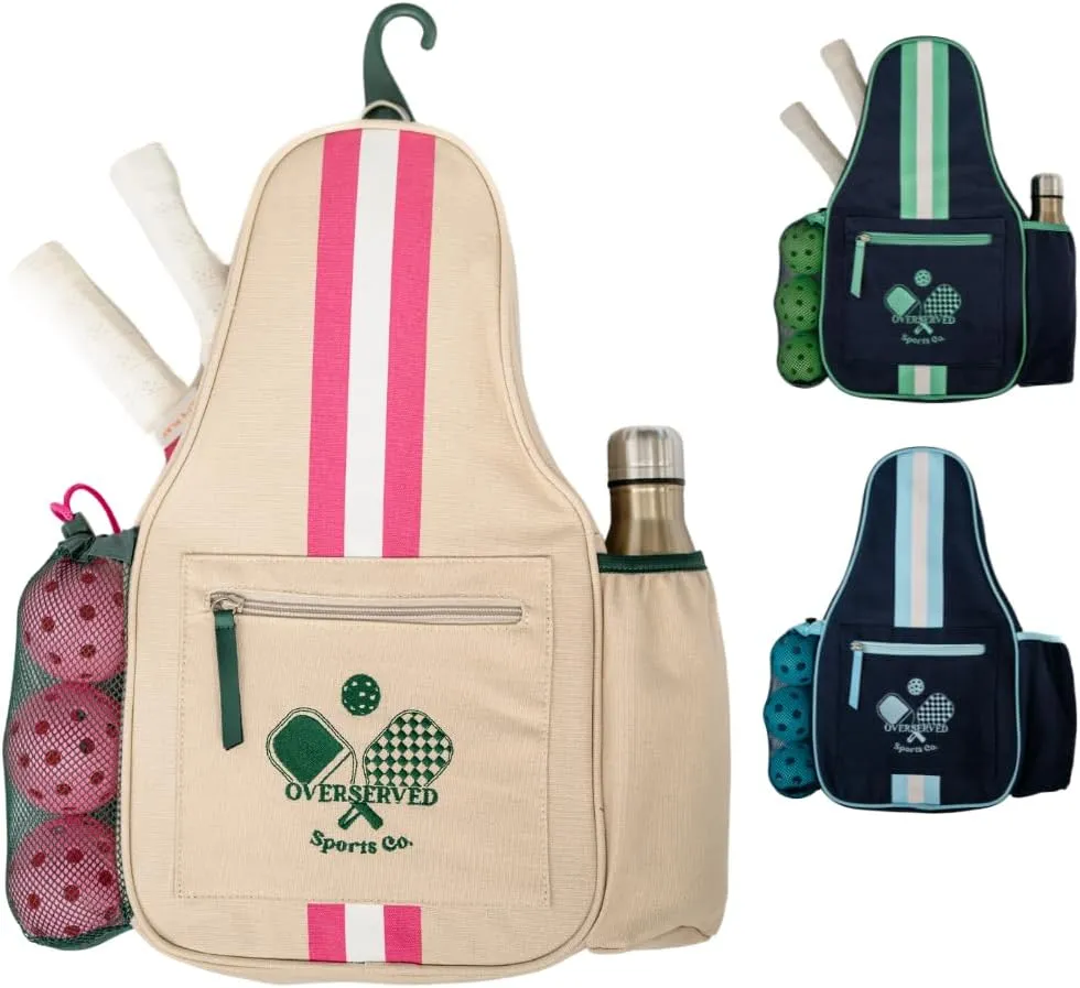 Pickleball Bag - Women's, Fits Full Set, Holds 4 Paddles