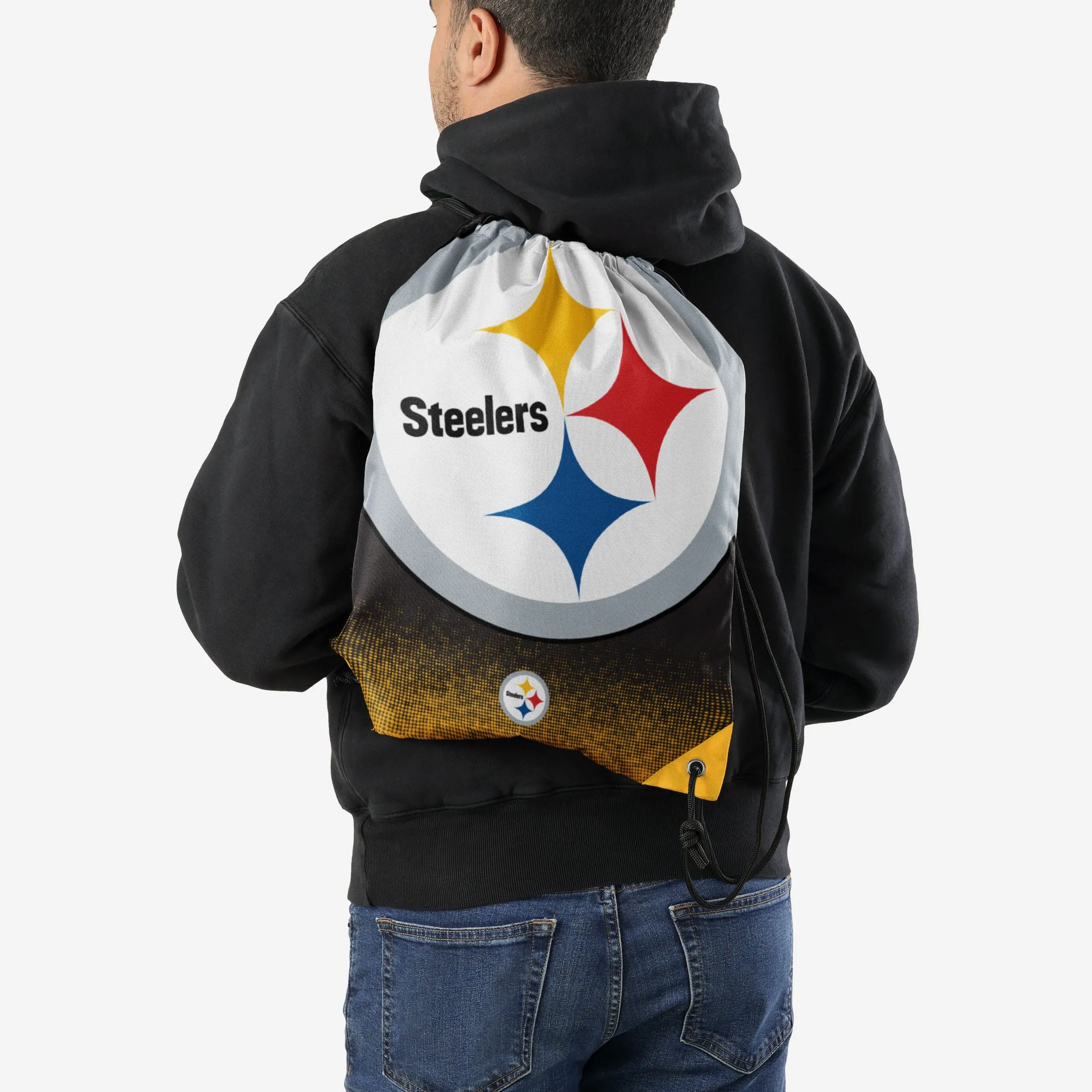 Pittsburgh Steelers Gradient Drawstring Backpack