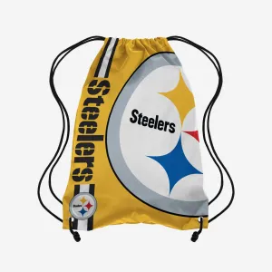 Pittsburgh Steelers Yellow Alternate Color Big Logo Drawstring Backpack