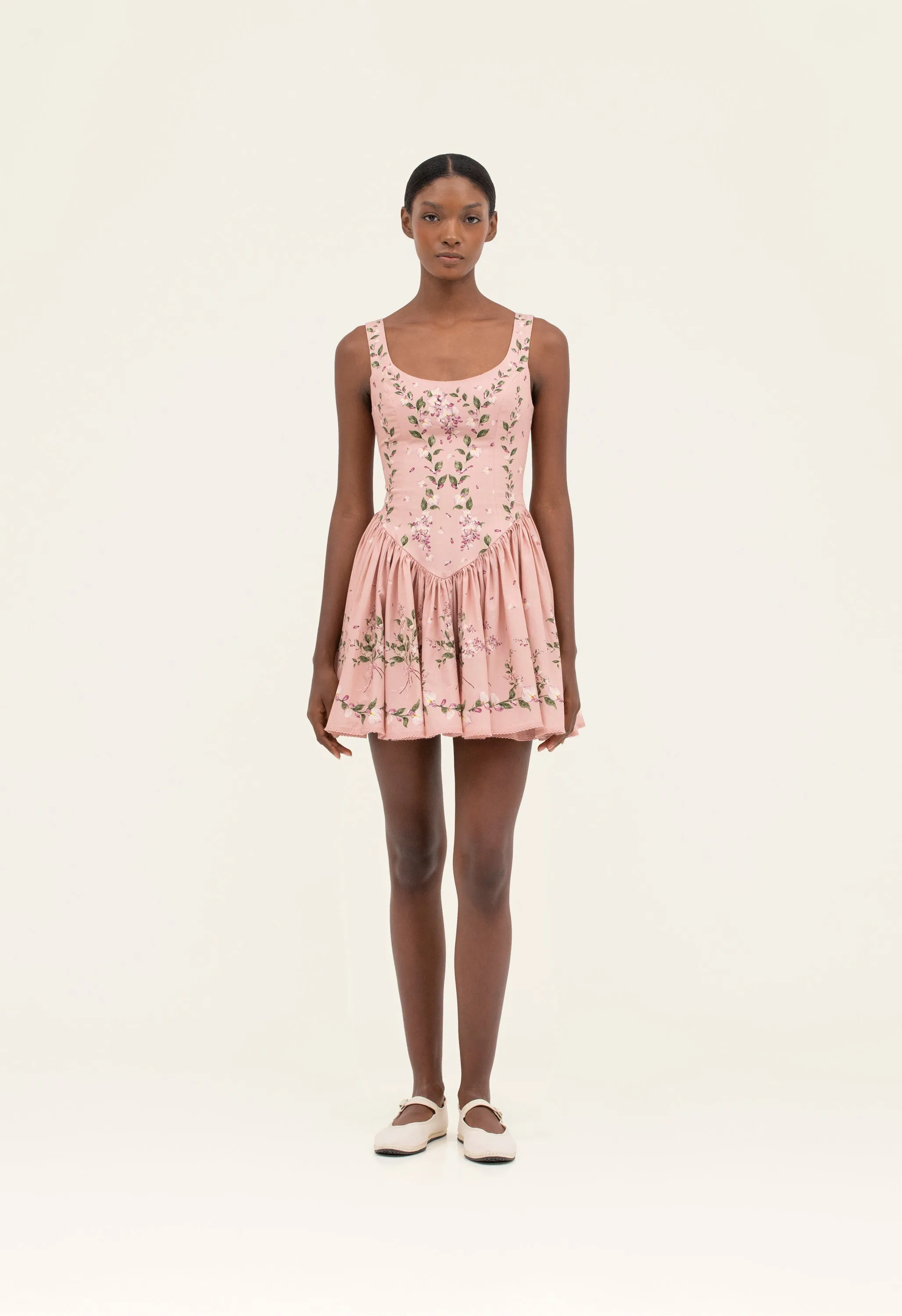 Pluma Wisteria Mini Dress