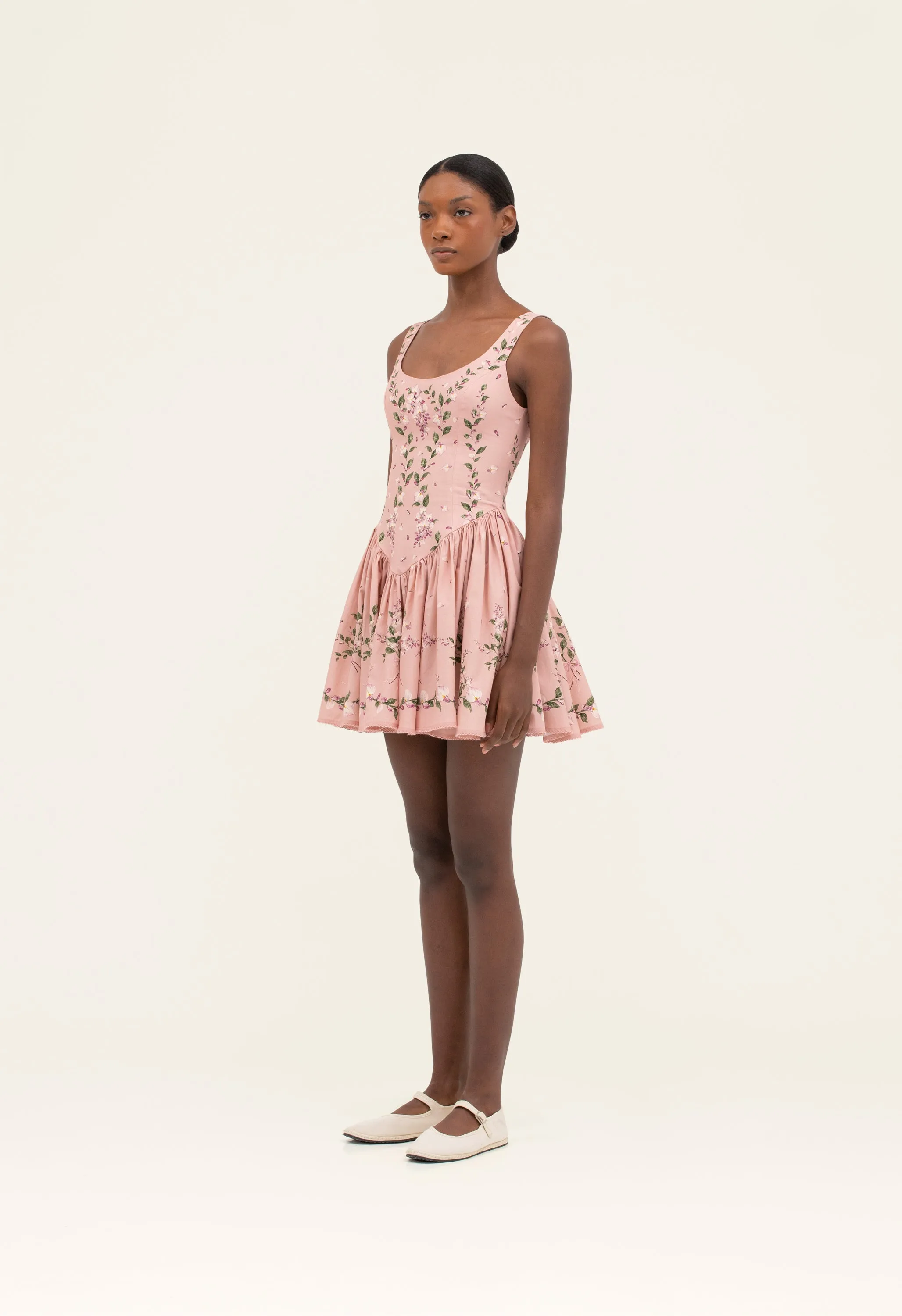 Pluma Wisteria Mini Dress