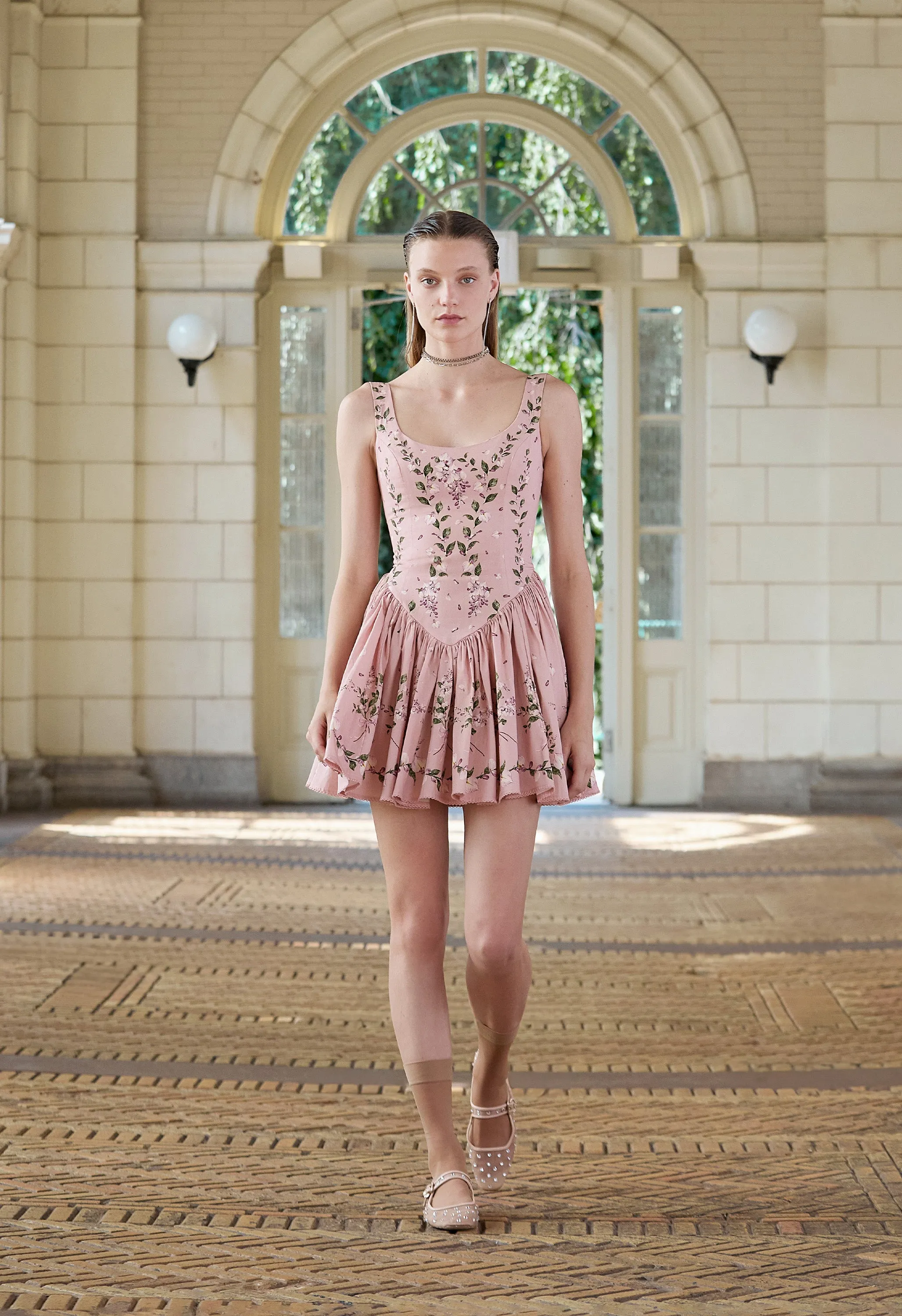Pluma Wisteria Mini Dress