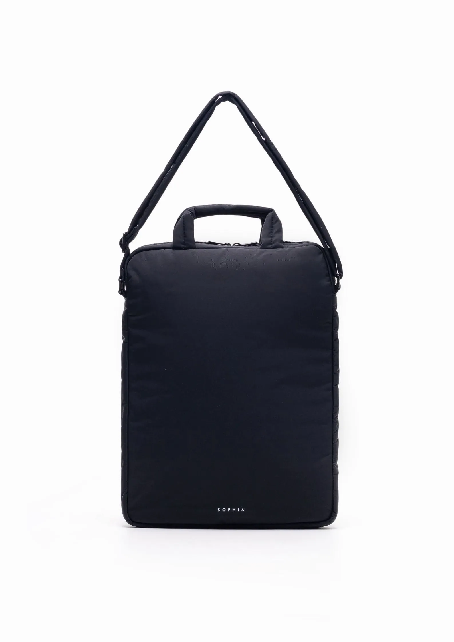 POSH LAPTOP BAG IN JET BLACK