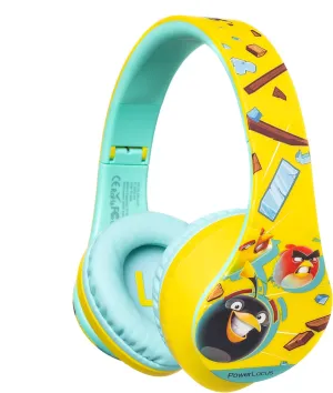 PowerLocus Kids Headphones Angry Birds Edition, Wireless Kids Headphones, 85dB Volume Limited, Foldable with Case, Wired and Micro SD Mode, Built-in Mic for Phone/iPad/School