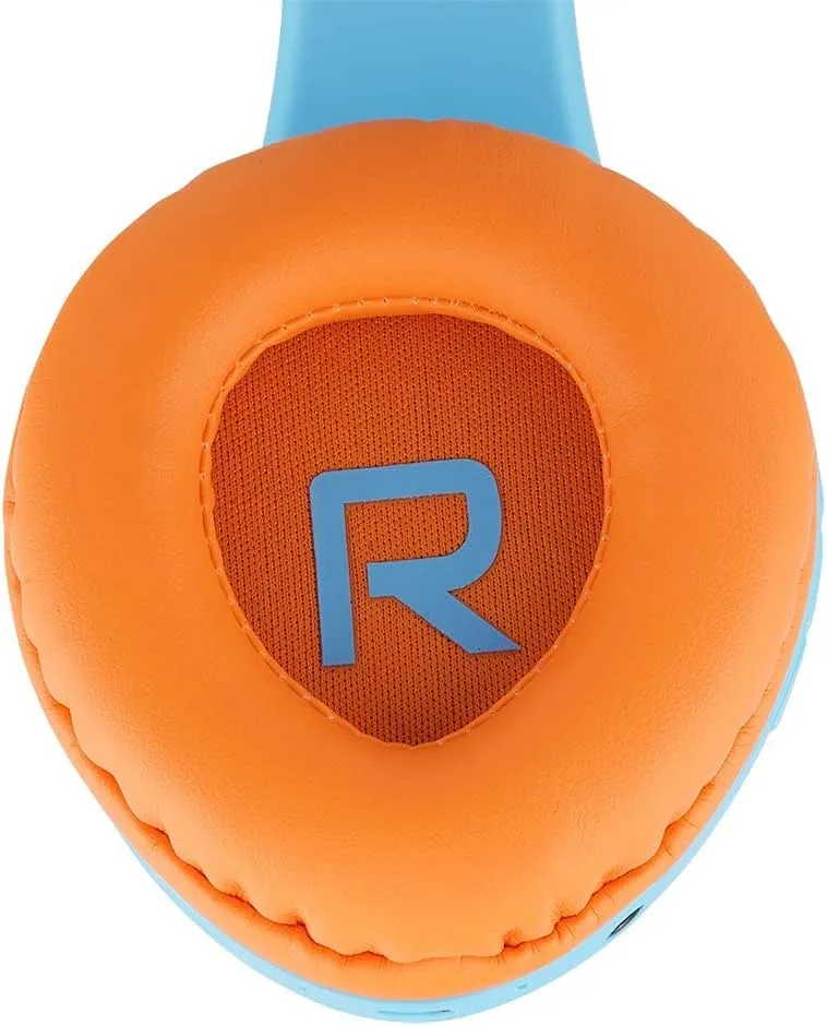 PowerLocus Kids Headphones Over-Ear, Bluetooth Wireless Headphones for Kids,with Microphone, Safe 85DB Volume Limited, Foldable with Carry Case, Audio Cable, Micro SD mode for Online Classes,PC,Phones