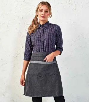 Premier Domain Waist Apron | Black Denim