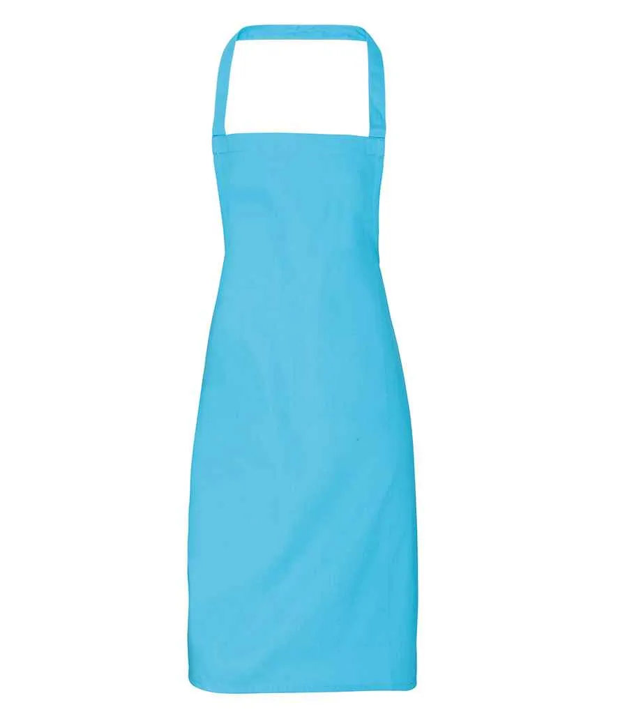 Premier Organic Cotton Bib Apron | Turquoise Blue