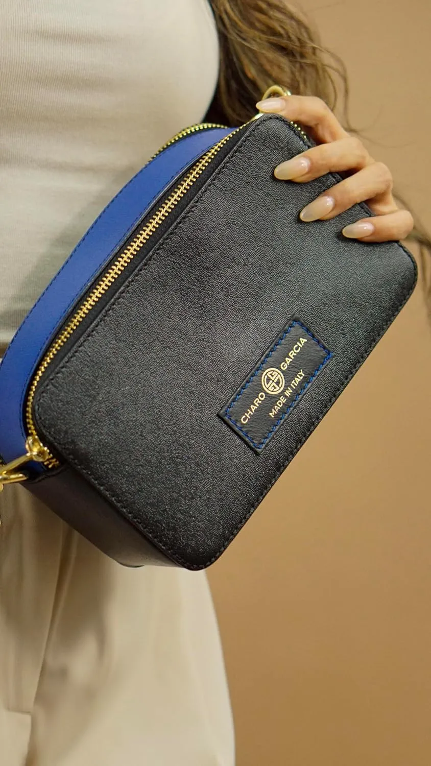 Premium Italian Leather Handmade in Tuscany, Italy. Crossbody Handbags for Women with Adjustable Strap Made in Italy