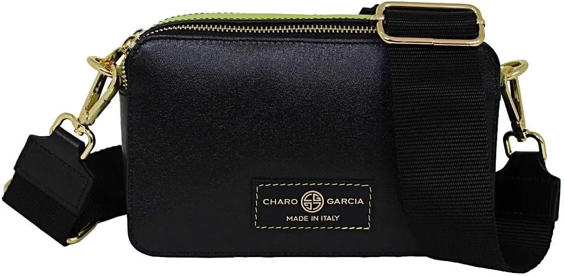 Premium Italian Leather Handmade in Tuscany, Italy. Crossbody Handbags for Women with Adjustable Strap Made in Italy
