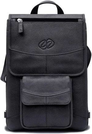 Premium Leather Shoulder Bag for 13 MacBook Air, Pro | Protective Laptop Case with Strap and Handle