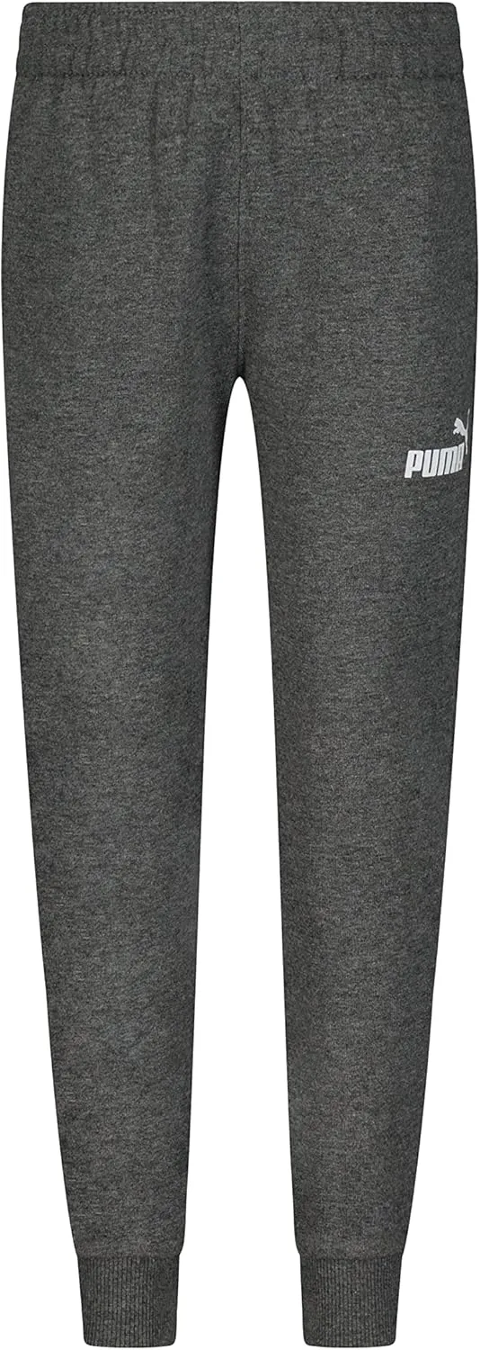 PUMA Boys' Core Logo Jogger, Side Seam Pockets, Elastic Waistband, Pull on Pant