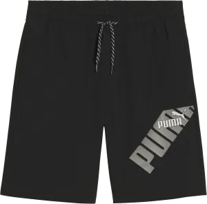 PUMA Boys' Essential Athletic Shorts, Logo & Printed Designs, Elastic Waistband