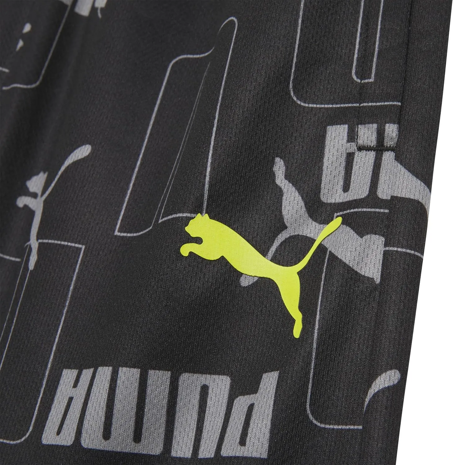 PUMA Boys' Essential Athletic Shorts, Logo & Printed Designs, Elastic Waistband