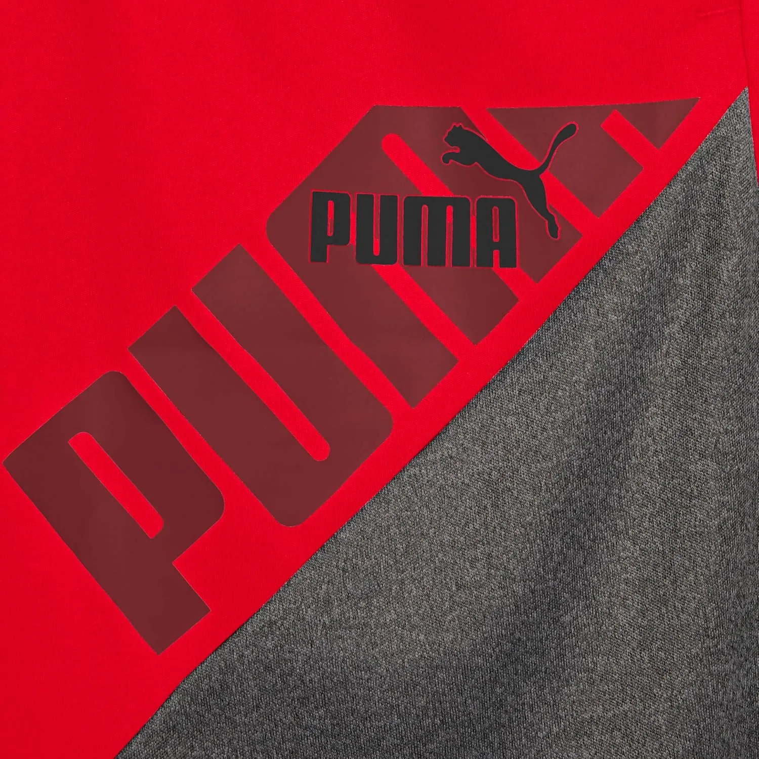PUMA Boys' Essential Athletic Shorts, Logo & Printed Designs, Elastic Waistband