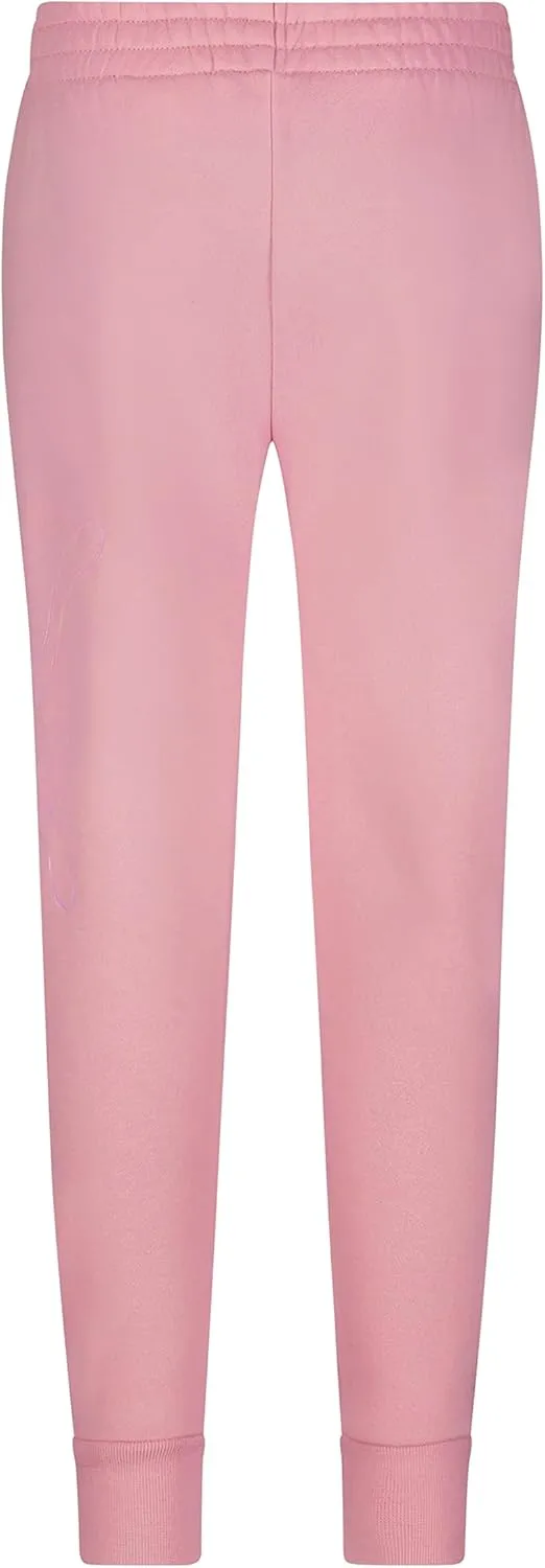 PUMA Girls' Core Logo Jogger, Fleece Lined, Elastic Waistband, Pull on Pant