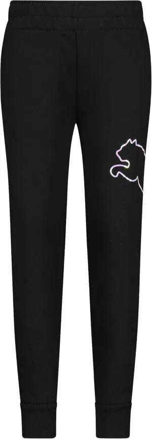 PUMA Girls' Core Logo Jogger, Fleece Lined, Elastic Waistband, Pull on Pant