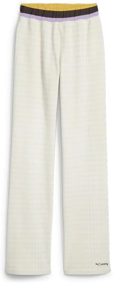 PUMA Womens Pants X Lemlem Casual Drawstring - Off White - Size XS