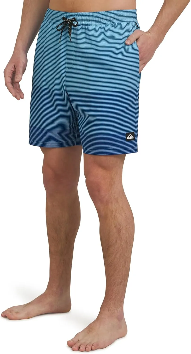 Quiksilver Men's Swimwear Regular Fit Stretchable Comfort Liner Swim Trunks (S-XXL)