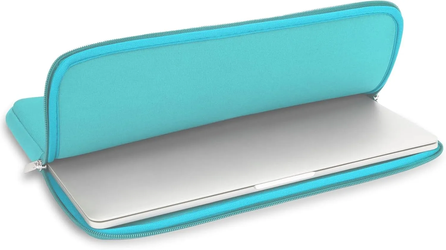 RAINYEAR 15 Inch Laptop Sleeve 15" Protective Soft Case Cover Carrying Bag with Accessories Pouch, Compatible with 15.4" MacBook Pro/Air A3241 A2941 A3114 A1938 A1707 A1990 (Blue)