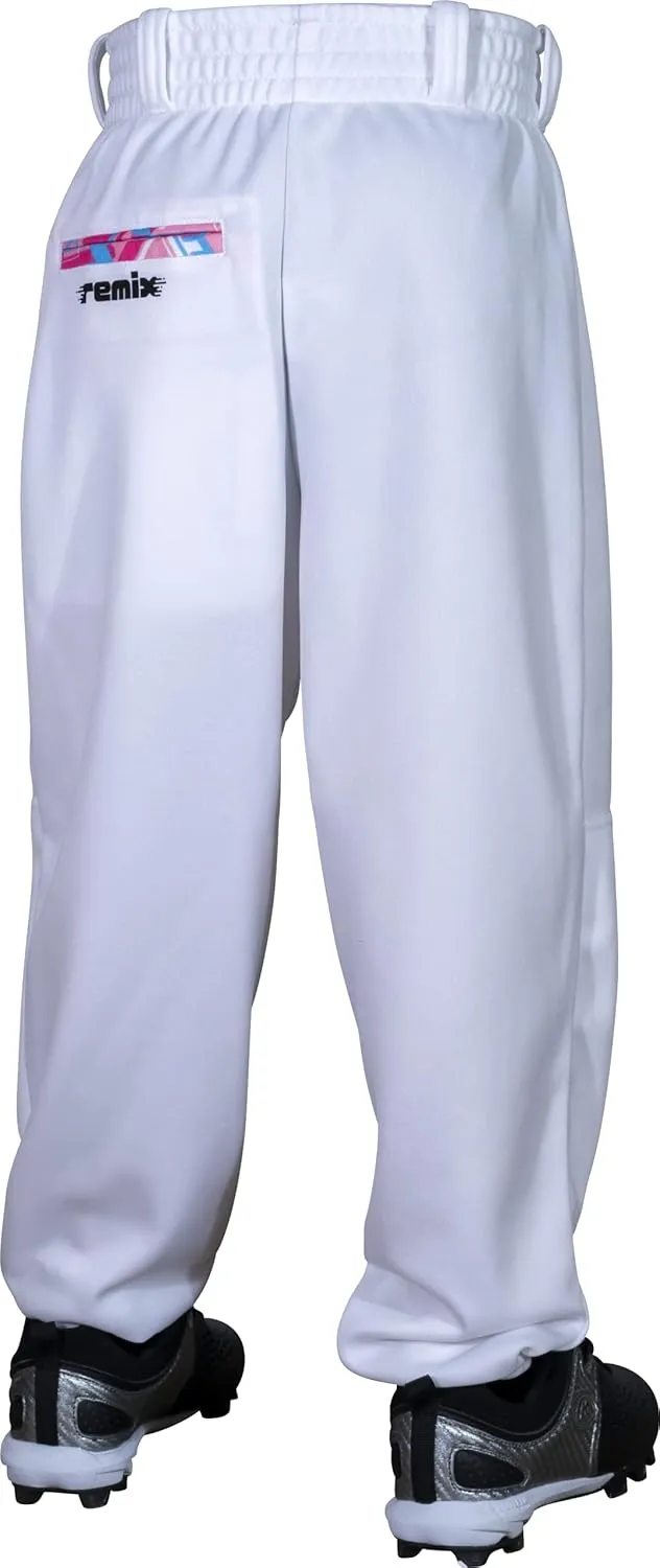 Rawlings | Remix | T-Ball & Youth | Baseball & Softball | Game/Practice Pants | Multiple Colors