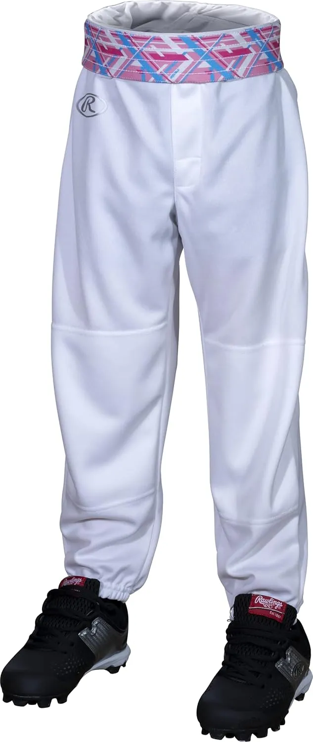 Rawlings | Remix | T-Ball & Youth | Baseball & Softball | Game/Practice Pants | Multiple Colors