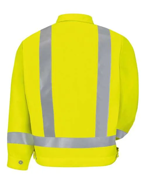 Red Kap Hi-Visibility Ike Jacket JY32