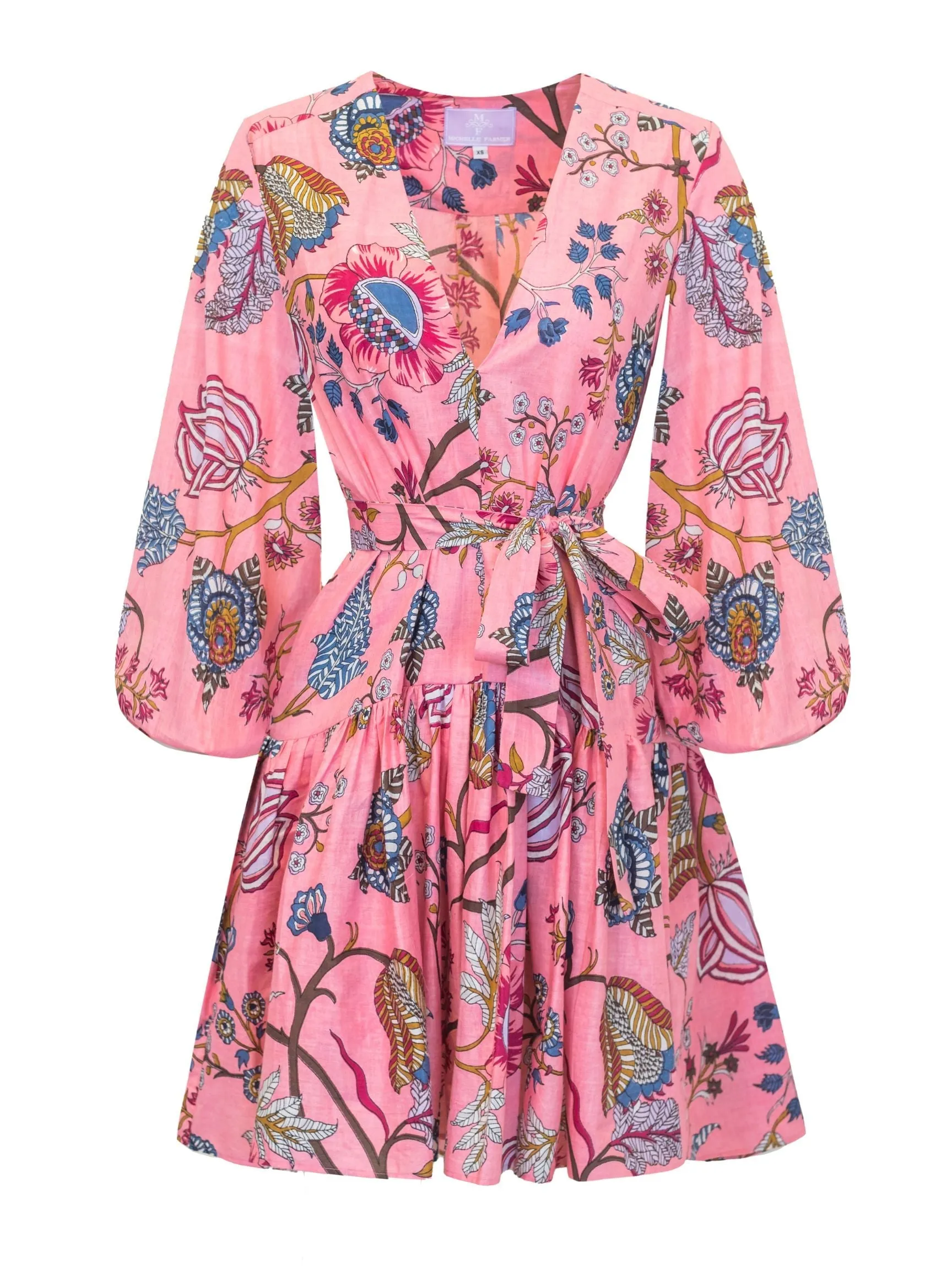 Renee Dress mini- Pink Floral