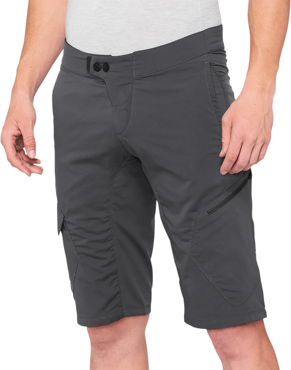Ridecamp Shorts - Charcoal - US 32 (Each)-50010015 PU