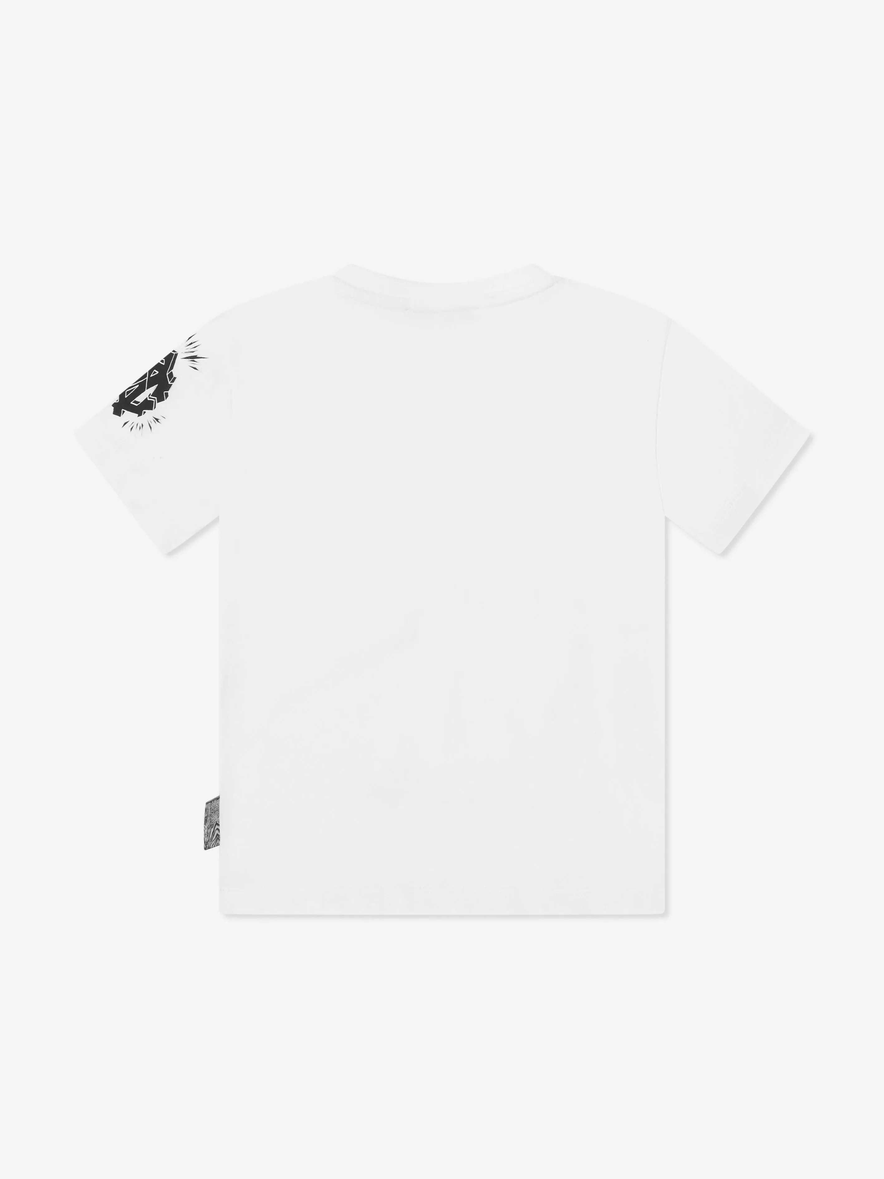 Roberto Cavalli Boys Lion T-Shirt in White